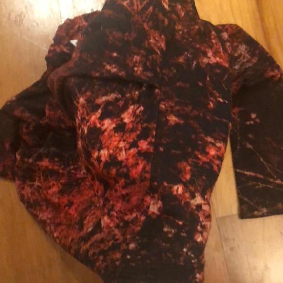 Helmut Lang Burgundy Wool Wrap Ruched Sweater - Picture 10 of 11